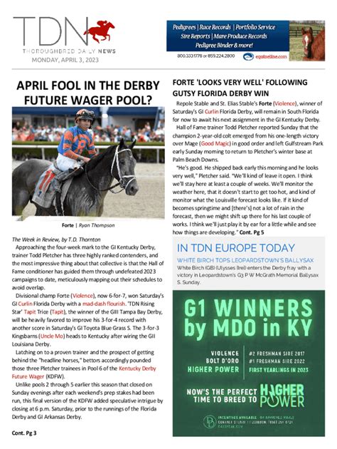 5 keys to playing Kentucky Derby Future Wager pool 1 .